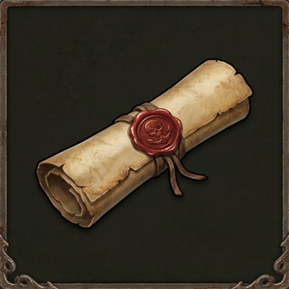 Letter of Marque scroll